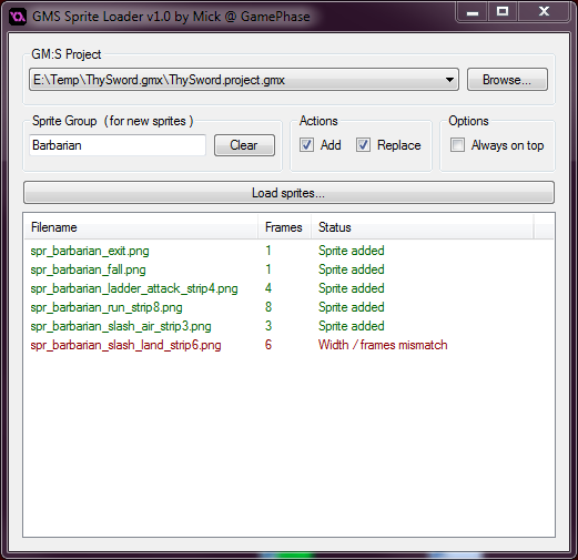 gms-sprite-loader-screenshot